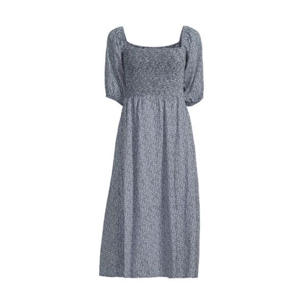 Nation Navy Floral Cotton Dress XS - Picture 1 of 10